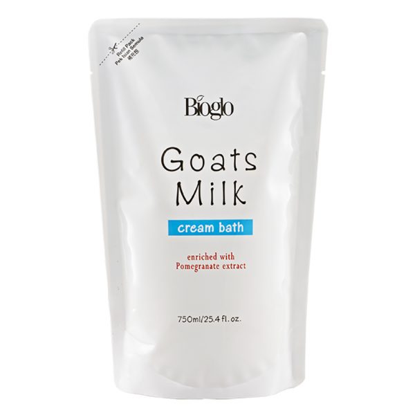 Bioglo Goat Milk Cream Bath refill pack