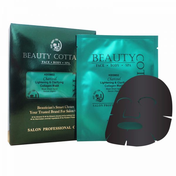 Beauty Cottage Charcoal Lightening & Clarifying Collagen Mask