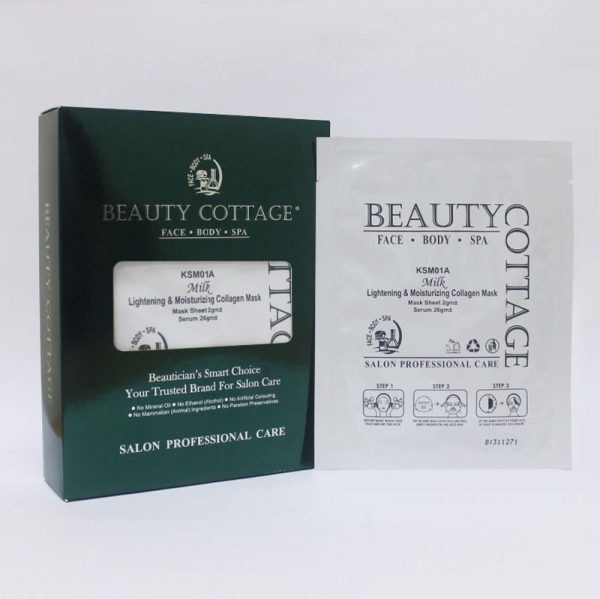Beauty Cottage Milk Lightening & Moisturizing Collagen Sheet Mask