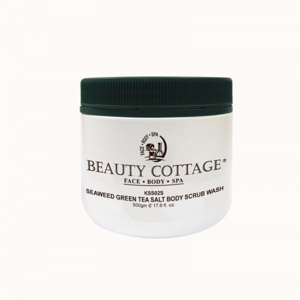 Beauty Cottage Seaweed Green Tea Salt Scrub Wash